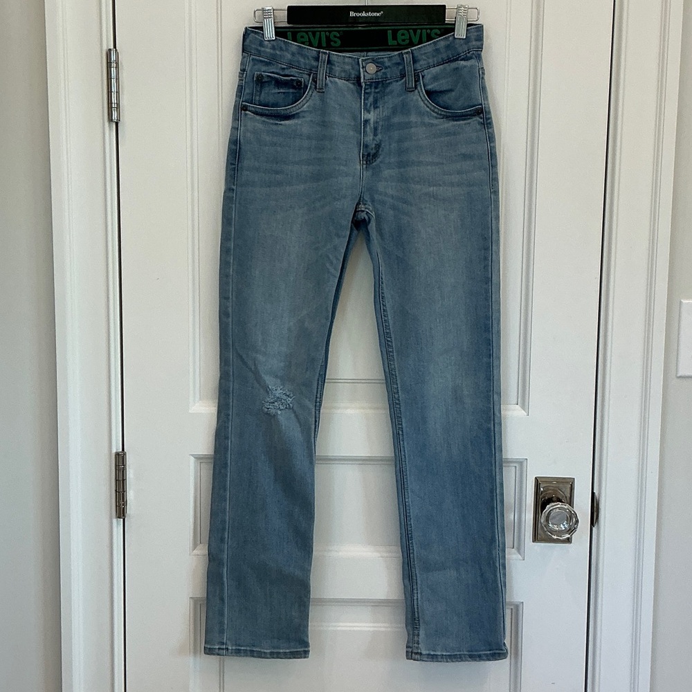 Levi's Men's Light Blue Straight Jeans